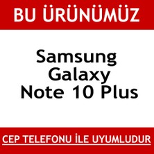 ikon Samsung Galaxy Note 10 Plus Uyumlu Polymer Kavisli Nano Ekran Koruyucu