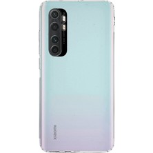 Case World Caseworld Xiaomi  Mi Note 10 Lite Kapak Kamera Korumalı Tıpalı Şeffaf Silikon Kılıf