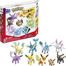 Mega Bloks Mega Pokémon - Eevee Dönüşümleri Yapı Seti, Çocuklar Için Yapı Oyuncakları (GFV85)