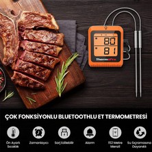 Npo Thermopro TP920 Cep Telefonu Kontrollü, Bluetooth ve Çift Problu Profesyonel Gıda Pişirme Termometre