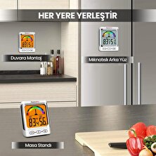 Npo Thermopro TP52 Konfor Göstergesi Kadranlı Iç Mekan Dijital Sıcaklık ve Nem Ölçer Termometre