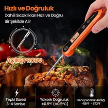 Npo Thermopro TP03H Su Geçirmez Katlanabilir Hızlı Sonuç Gıda Pişirme Termometresi