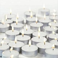 Bozkurt Mum Tealight Mum Beyaz 50' Li Bozkurt Mum