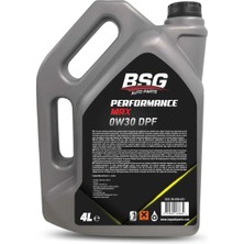 Bsg Performance Max 0W- 30 Dpf Partiküllü 4 Litre Motor Yağı ( Üretim Yılı: 2022 )