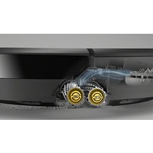 Irobot Aeroforce Plastik Fırçalar 4419704, Gri/siyah