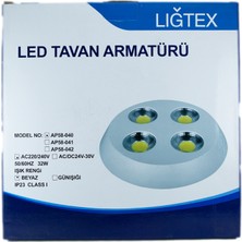 Liğtex 32W 220-240V 6500K Yuvarlak Sıva Üstü Armatür