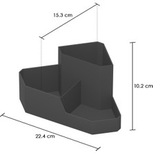 Dovi Home Makyaj Düzenleyici ve Kozmetik Saklama Kutusu Organizer 3'lü Set