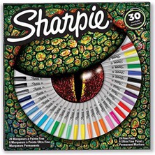 Sharpie Fine Permanent Markör 30'lu Karışık Kutu, Kertenkele