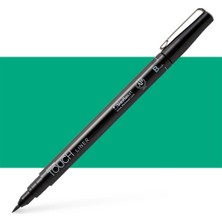 Shinhan Art Shinhan : Touch Liner Fırça Uçlu Çizim Kalemi : 0.1 mm (Yeşil)