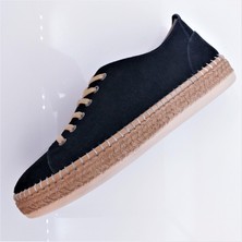 Bags Shoes Step More Z1607 Kadın Günlük Hakiki Süet Deri Jüt Taban Sneaker Ayakkabı