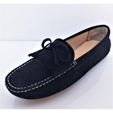 Bags Shoes Step More Z6011 Kadın Günlük Süet Rok Hakiki Deri Loafer Babet