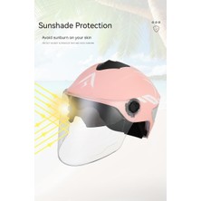 OoTdd Elektrikli Motosiklet Kaskı Unisex Baret (Yurt Dışından)