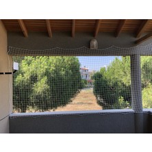 Nodes 50 cm*800 cm - Balkon Filesi - Kedi Filesi - Çocuk Filesi - Beyaz