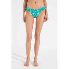 Penti Çok Renkli Puantiyeli Frill Side Bikini Altı