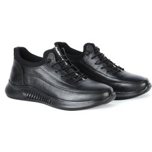Dropland  8351 Siyah Milano %100 Deri Erkek Casual Ayakkabı