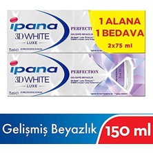 Ipana 3 Boyutlu Beyazlık Luxe Diş Macunu Perfection 2x75 Ml