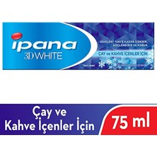 Ipana 3 Boyutlu Beyazlık 75 Ml Çay Ve Kahve Içenler Için Diş Macunu