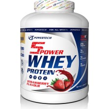 Powertech 5power Whey PROTEIN2160 gr Çilek Aromalı Protein Tozu