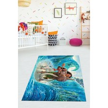 Viyana Home Dijital Baskılı Kaymaz Taban Yıkanabilir Çizgi Film Desenli Çocuk Odası Halısı VHÇ-HP-702