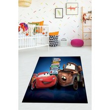 Viyana Home Dijital Baskılı Kaymaz Taban Yıkanabilir Modern Arabalı Çocuk Odası Halısı VHÇ-HP-664