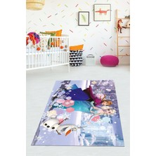 Viyana Home Dijital Baskılı Kaymaz Taban Yıkanabilir Modern Elsalı Çocuk Odası Halısı VHÇ-HT-1176