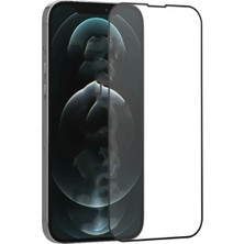 Case 4U Apple iPhone 14 Ekran Koruyucu Kırılmaz Tam Ekran Sert Temperli Davin 5D Cam Siyah