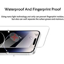 Case 4U Apple iPhone 14 Pro Max Cam Ekran Koruyucu 9H Esnek Nano Şeffaf