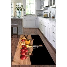Viyana Home Dijital Baskılı Kaymaz Taban Yıkanabilir Modern Mutfak Halısı VHM-HM-597