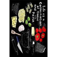 Viyana Home Dijital Baskılı Kaymaz Taban Yıkanabilir Modern Mutfak Halısı Vhm-Sd-28