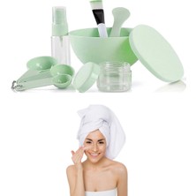 Buffer Buffer® Kendin Yap Yüz Maskesi Karıştırma Aleti Seti, 9 Parça Dıy Yüz Maskesi Hazırlama Kabı Seti