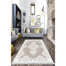 Viyana Home Dijital Baskılı Kaymaz Taban Yıkanabilir Klasik Salon Halısı Mutfak Halısı Yolluk VH-HK-124