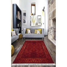 Viyana Home Dijital Baskılı Kaymaz Taban Yıkanabilir Klasik Salon Halısı Mutfak Halısı Yolluk VH-HK-163