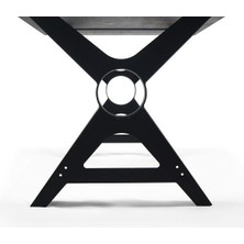 Entema Doğal Ağaç Masif Ahşap Yemek Masası 90 cm x 150 cm 4 Sandalye