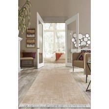 Viyana Home Dijital Baskılı Kaymaz Taban Yıkanabilir Sade Model Salon Halısı Mutfak Halısı Yolluk VH-HS-181