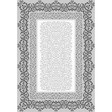 Viyana Home Dijital Baskılı Kaymaz Taban Yıkanabilir Çerçeveli Salon Halısı Mutfak Halısı Yolluk VH-HS-199