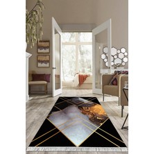 Viyana Home Dijital Baskılı Kaymaz Taban Yıkanabilir Modern Salon Halısı Mutfak Halısı Yolluk VH-HS-234