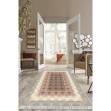 Viyana Home Dijital Baskılı Kaymaz Taban Yıkanabilir Modern Salon Halısı Mutfak Halısı Yolluk VH-HS-258