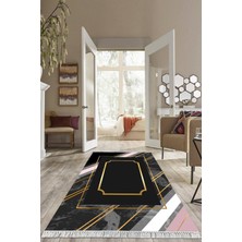 Viyana Home Dijital Baskılı Kaymaz Taban Yıkanabilir Modern Salon Halısı Mutfak Halısı Yolluk VH-HS-279