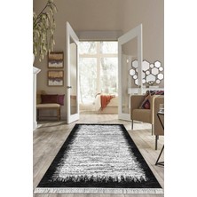 Viyana Home Dijital Baskılı Kaymaz Taban Yıkanabilir Sade Model Salon Halısı Mutfak Halısı Yolluk VH-HS-383