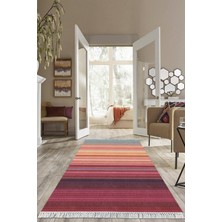 Viyana Home Dijital Baskılı Kaymaz Taban Yıkanabilir Modern Salon Halısı Mutfak Halısı Yolluk VH-HS-393