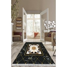 Viyana Home Dijital Baskılı Kaymaz Taban Yıkanabilir Modern Salon Halısı Mutfak Halısı Yolluk VH-HS-166