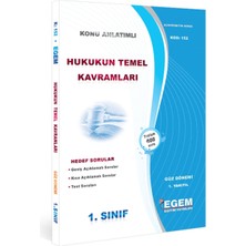 Egem Eğitim Yayınları AÖFanad. Emlak Yönetimi 1. Sınıf 1. Yarıyıl Güz Dönemi Konu ve Soru