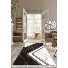 Viyana Home Dijital Baskılı Kaymaz Taban Yıkanabilir Modern Salon Halısı Mutfak Halısı Yolluk VH-HS-276