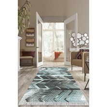 Viyana Home Dijital Baskılı Kaymaz Taban Yıkanabilir Modern Salon Halısı Mutfak Halısı Yolluk VH-HS-364