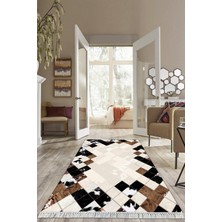 Viyana Home Dijital Baskılı Kaymaz Taban Yıkanabilir Modern Salon Halısı Mutfak Halısı Yolluk VH-HS-505