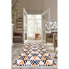Viyana Home Dijital Baskılı Kaymaz Taban Yıkanabilir Modern Salon Halısı Mutfak Halısı Yolluk VH-HS-528