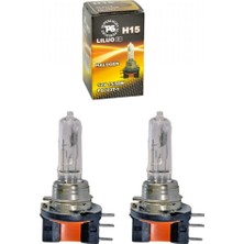 Tas 12V H15 Ampul 15/55W PGJ23T-1 Halogen SL3314 (2 Li)