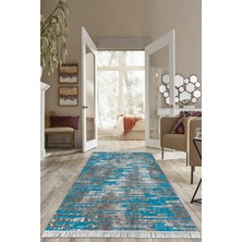 Viyana Home Dijital Baskılı Kaymaz Taban Yıkanabilir Modern Salon Halısı Mutfak Halısı Yolluk VH-HS-558