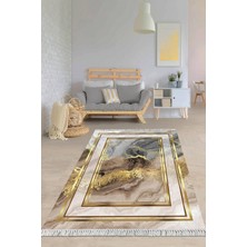 Viyana Home Dijital Baskılı Kaymaz Taban Yıkanabilir Modern Salon Halısı Mutfak Halısı Yolluk VH-HY-1180
