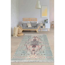 Viyana Home Dijital Baskılı Kaymaz Taban Yıkanabilir Modern Salon Halısı Mutfak Halısı Yolluk VH-HY-892